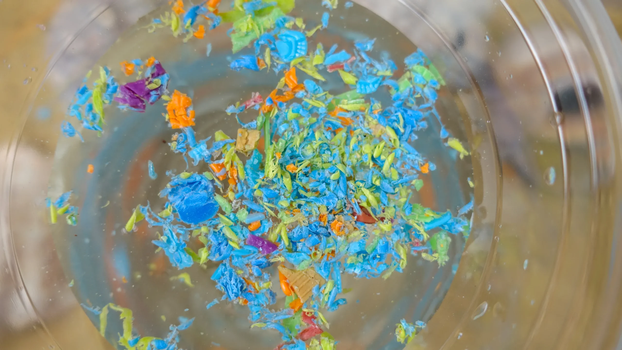 Microplastics In A Jar